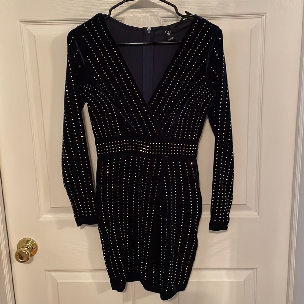 Studded cocktail dress